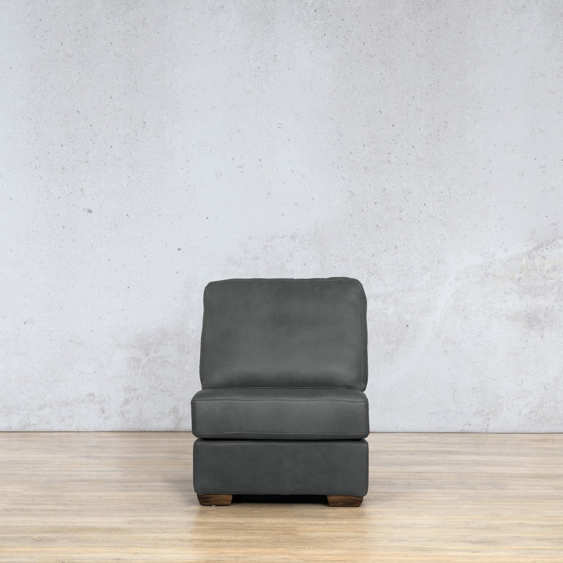 Stanford Leather Armless Chair