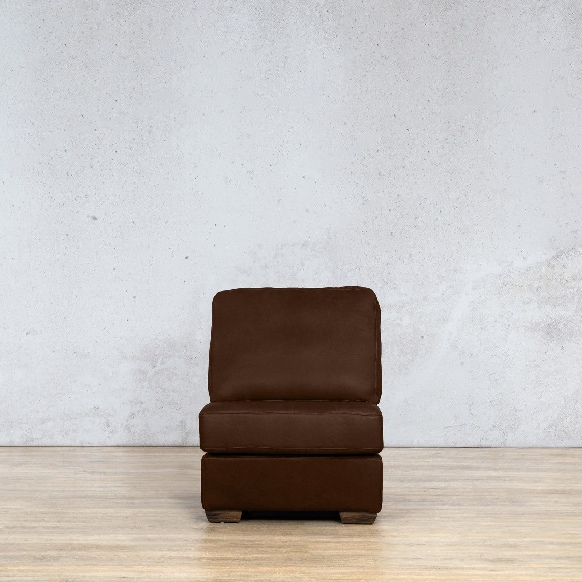 Stanford Leather Armless Chair