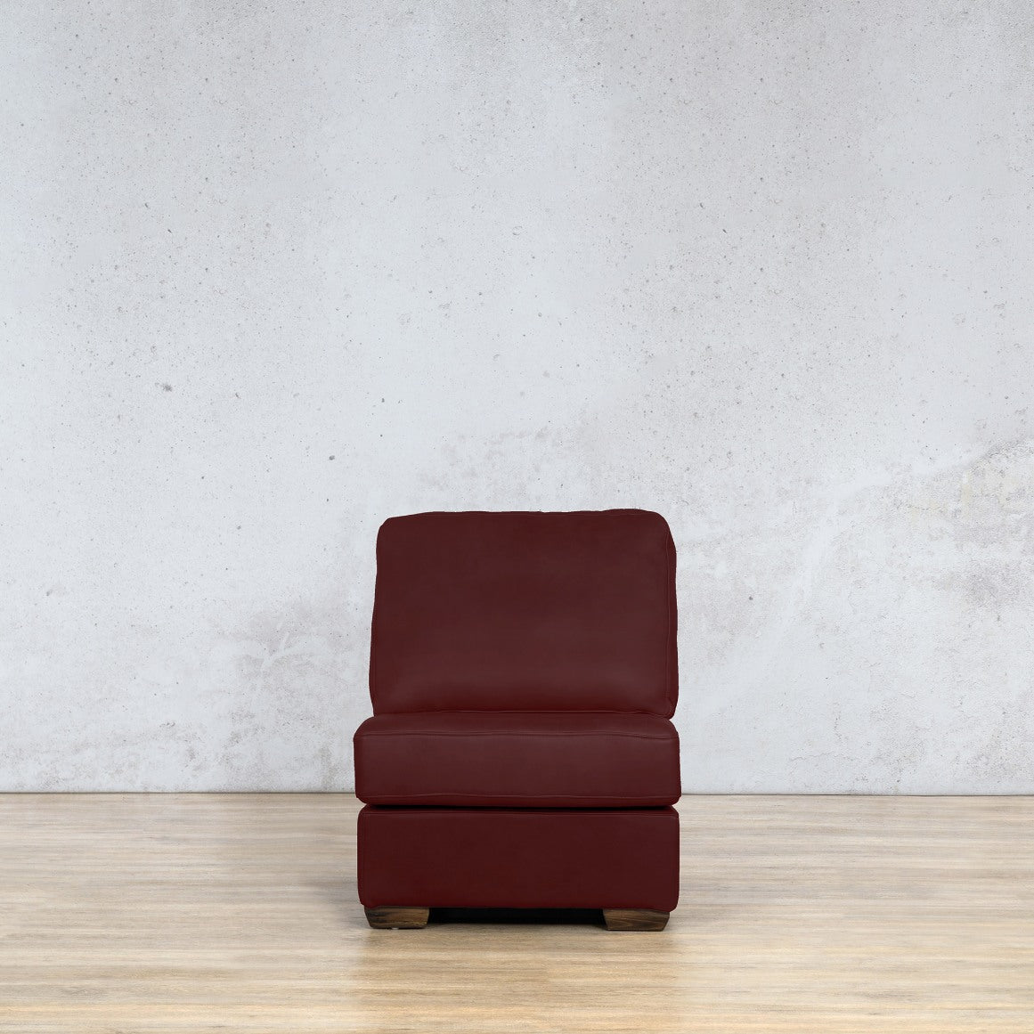 Stanford Leather Armless Chair