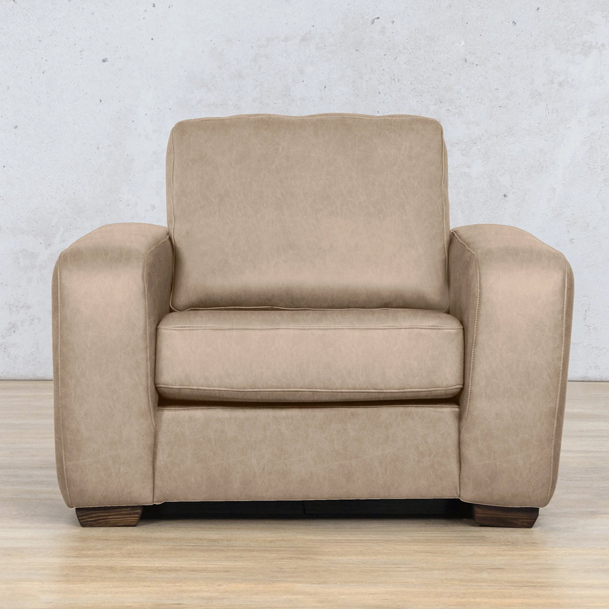 stanford-1-seater-leather-sofa  almond