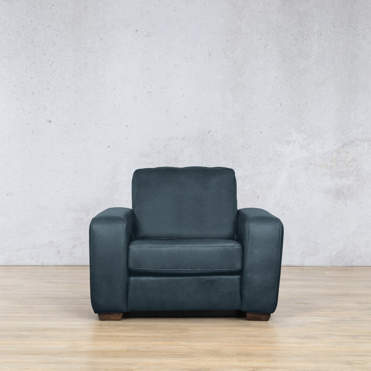 Stanford 1 Seater Leather Sofa Leather Sofa Leather Gallery Flux Blue