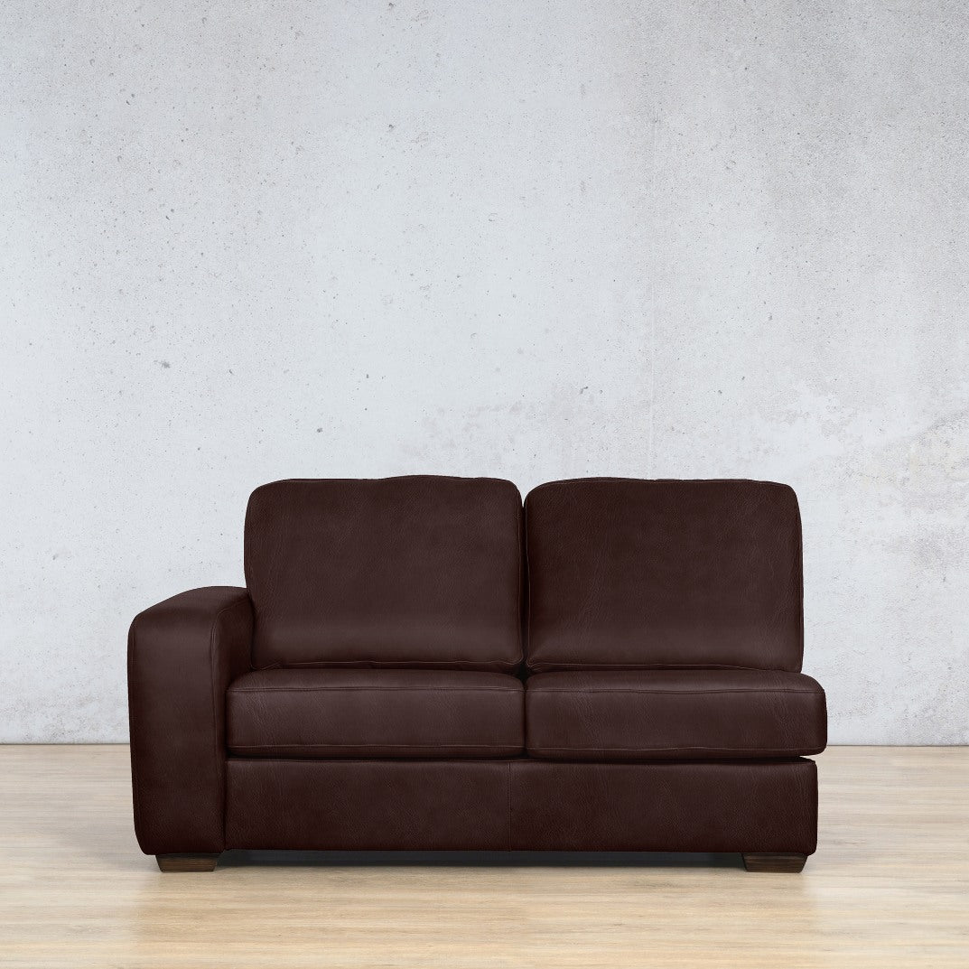 Stanford Leather 2 Seater LHF Leather Sofa Leather Gallery - Royal Coffee