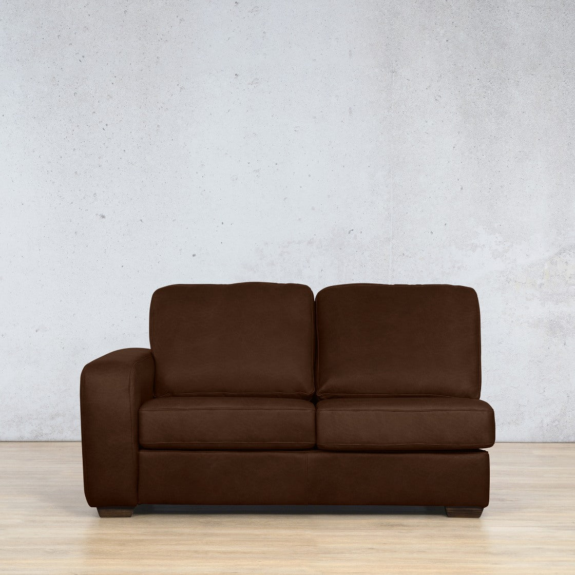 Stanford Leather 2 Seater LHF Leather Sofa Leather Gallery Royal Cognac