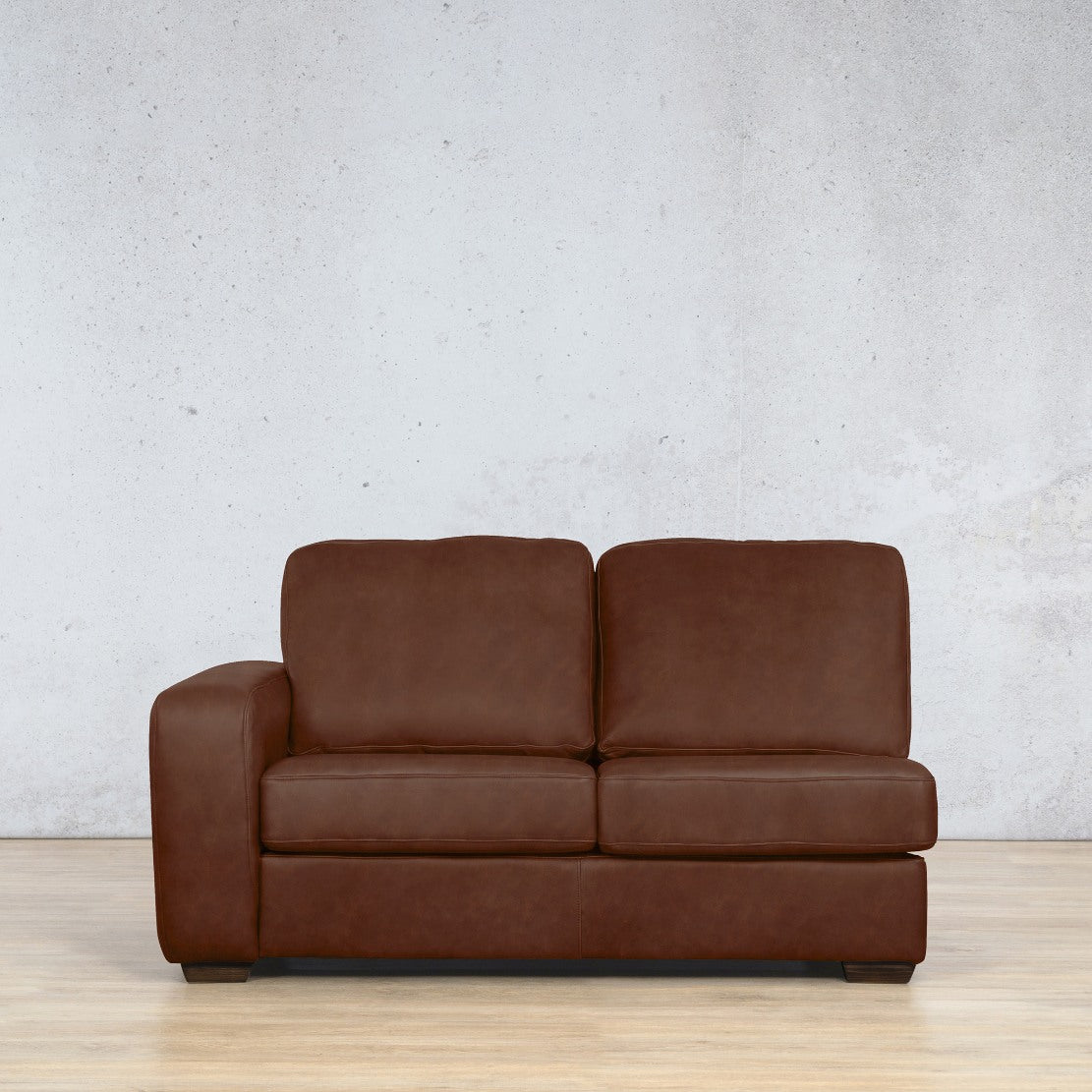 Stanford Leather 2 Seater LHF Leather Sofa Leather Gallery Royal Saddle