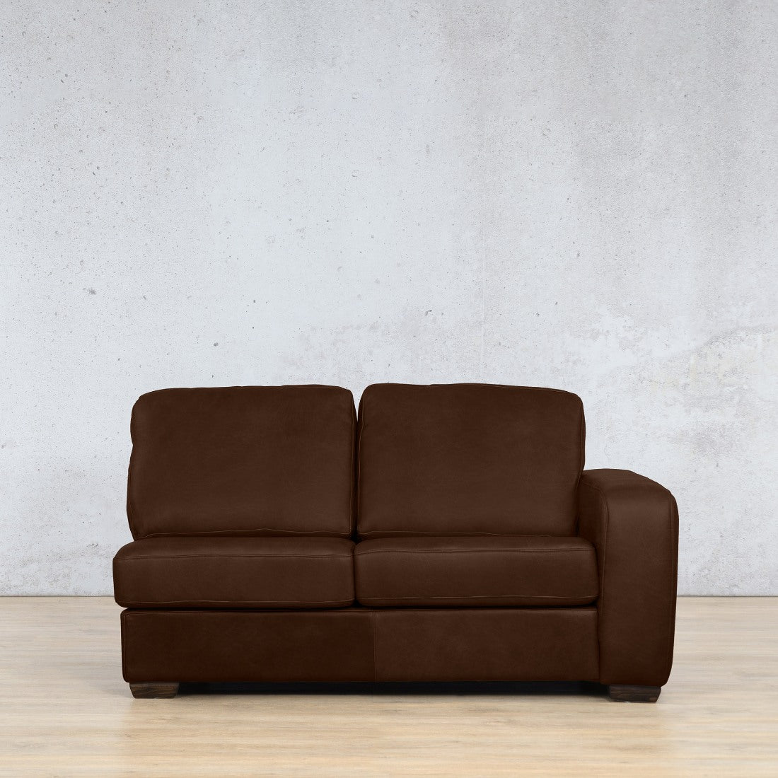 Stanford Leather 2 Seater RHF Leather Sofa Leather Gallery Royal Cognac