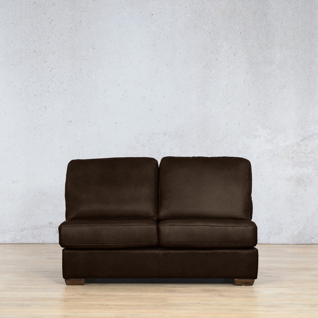 Stanford 2 Seater Leather Armless Couch