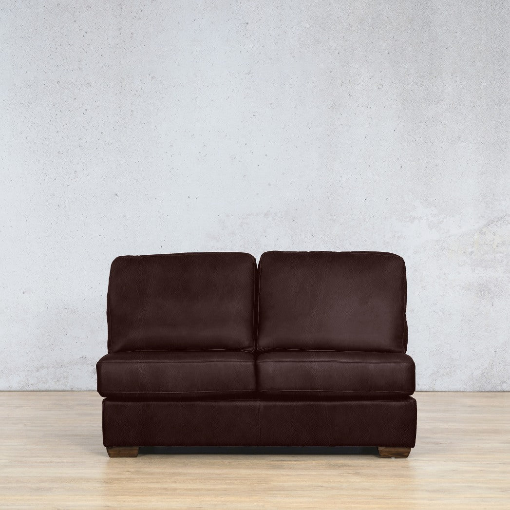 Stanford 2 Seater Leather Armless Couch