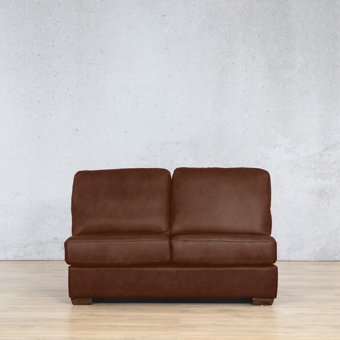 Stanford 2 Seater Leather Armless Couch