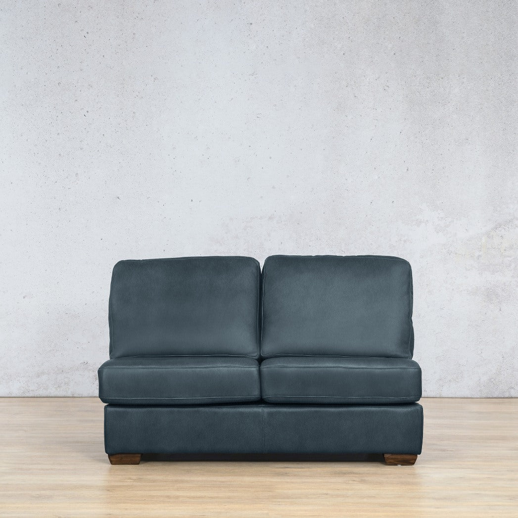 Stanford 2 Seater Leather Armless Couch