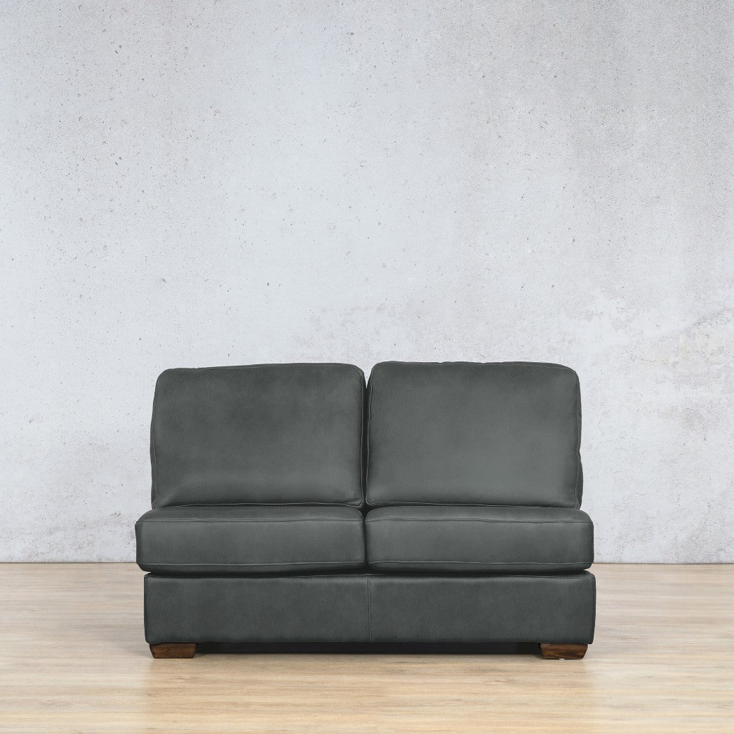 Stanford 2 Seater Leather Armless Couch