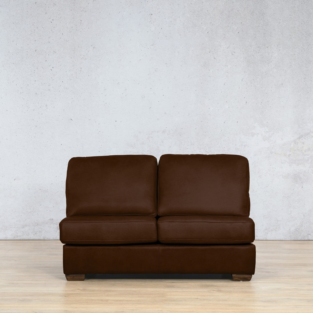 Stanford 2 Seater Leather Armless Couch