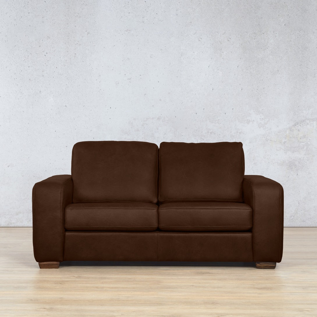 Stanford  2 Seater Leather Sofa Royal Cognac
