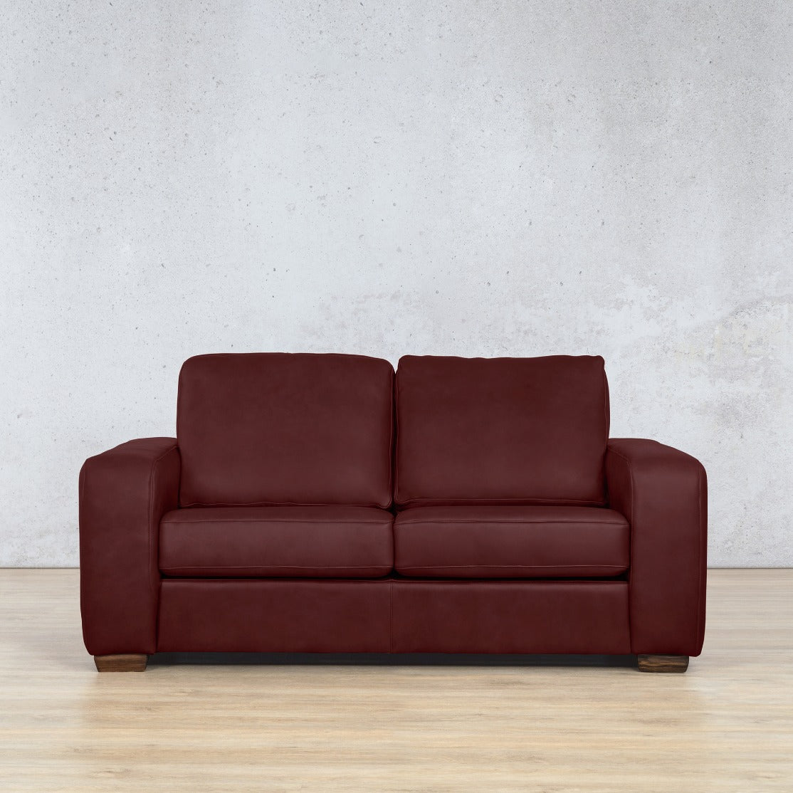 Stanford 2 Seater Leather Sofa Leather Sofa Leather Gallery Royal Ruby 