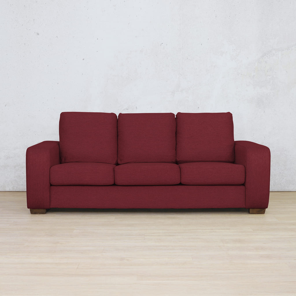 Stanford 3 Seater Fabric Sofa Fabric Sofa Leather Gallery Deep Cherry