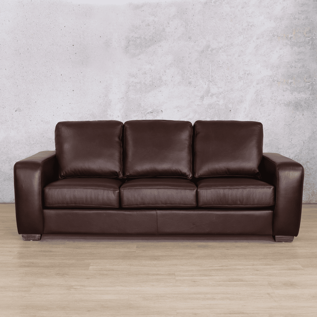 Stanford 3 Seater Leather Sofa Leather Sofa Leather Gallery czar Chocolate