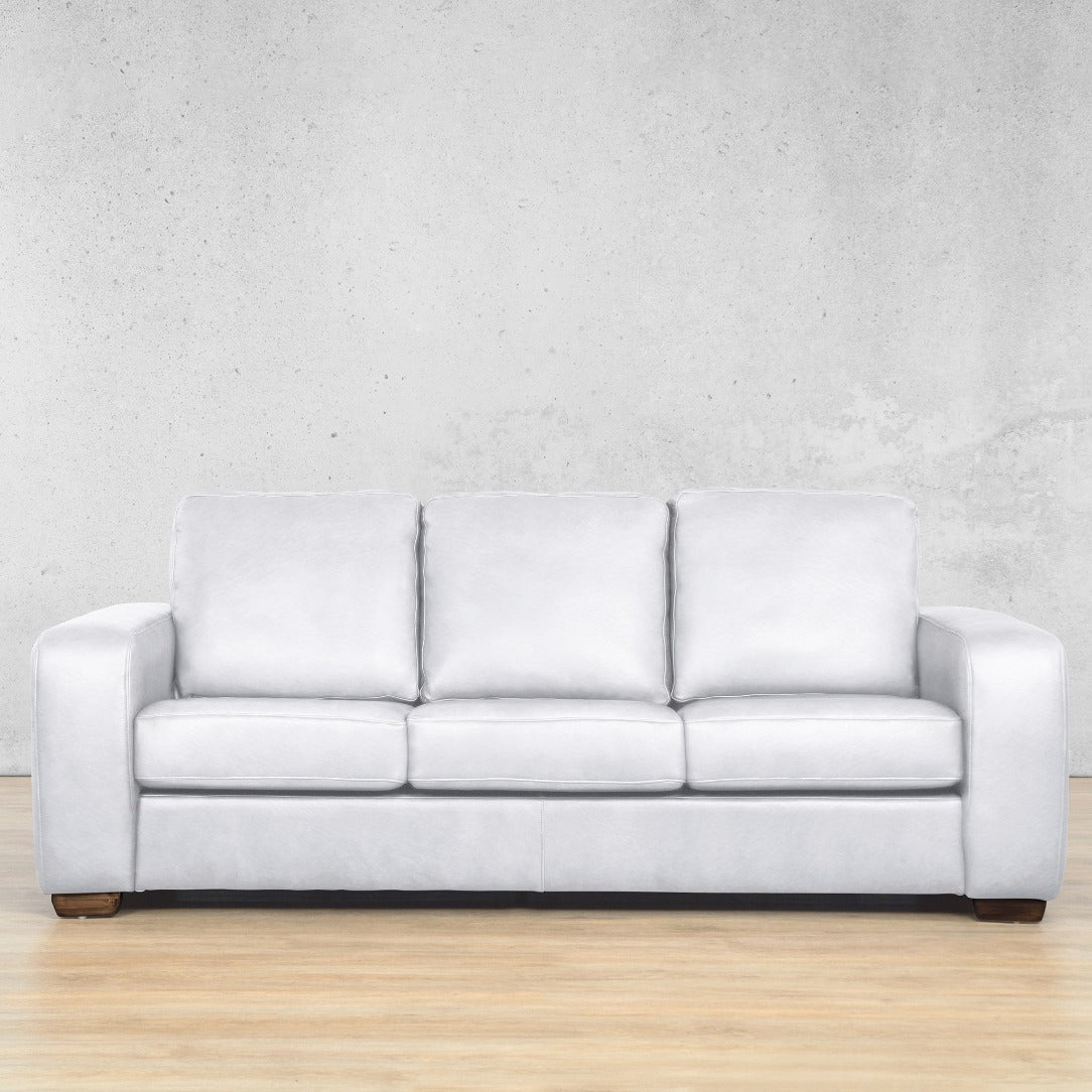 Stanford 3+2+1 Leather Sofa Suite Leather Sofa Leather Gallery Czar White