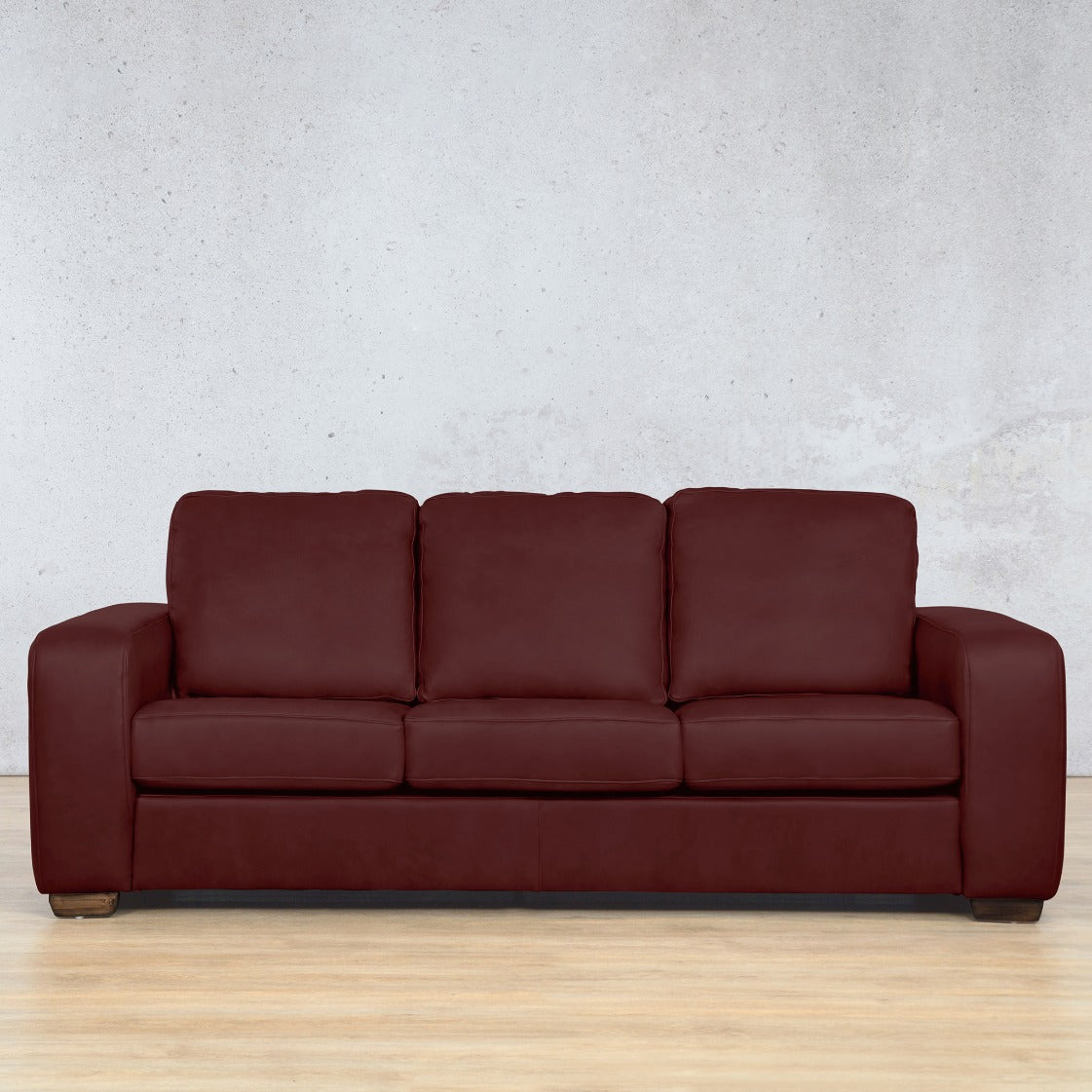 Stanford 3 Seater Leather Sofa Leather Sofa Leather Gallery Royal Ruby