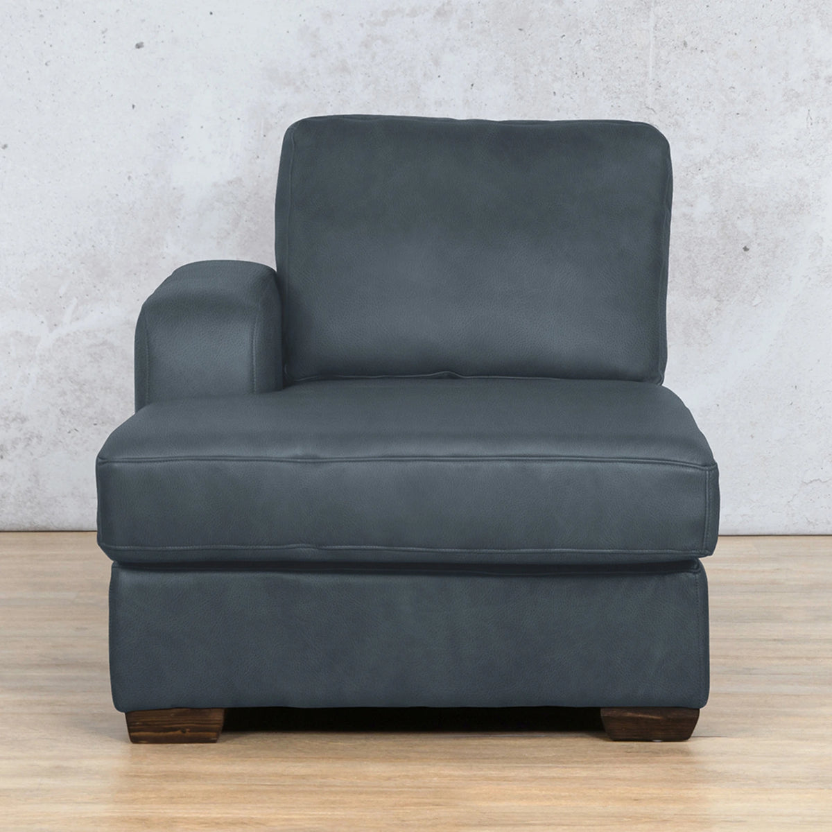 stanford-chaise-1-arm-lhf-leather-sofa-  bedlam blue night 