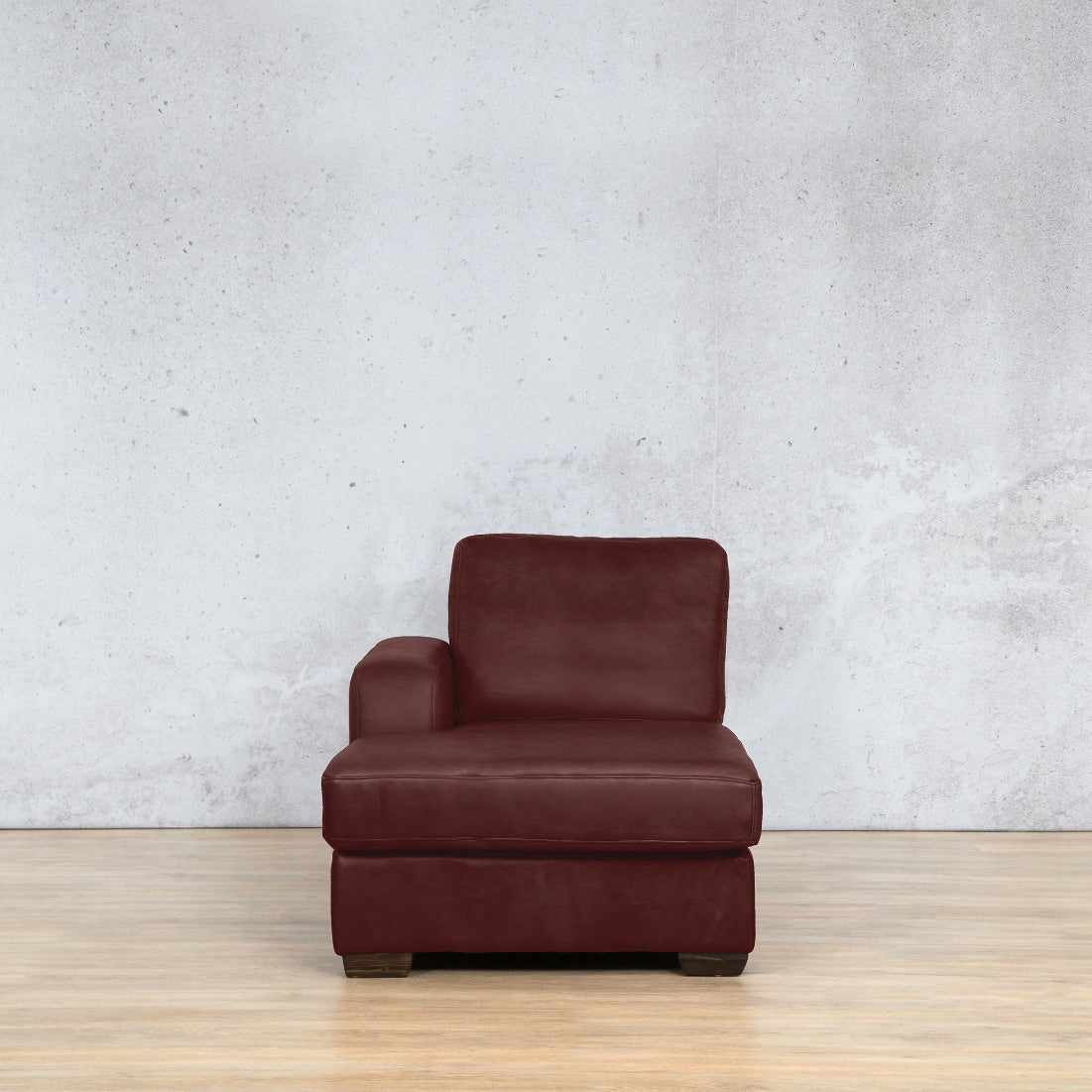 Stanford Leather Chaise LHF Leather Corner Sofa Leather Gallery Czar Ruby 