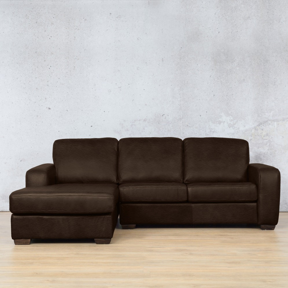 stanford chaise sectional lhf leather sofa czar ox blood 