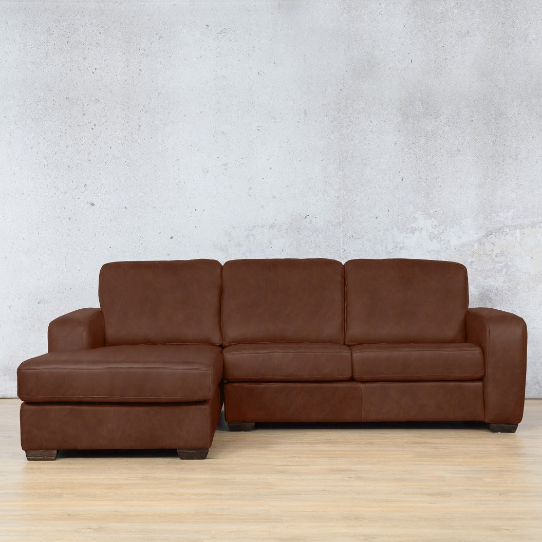 stanford chaise sectional lhf leather sofa czar royal saddle