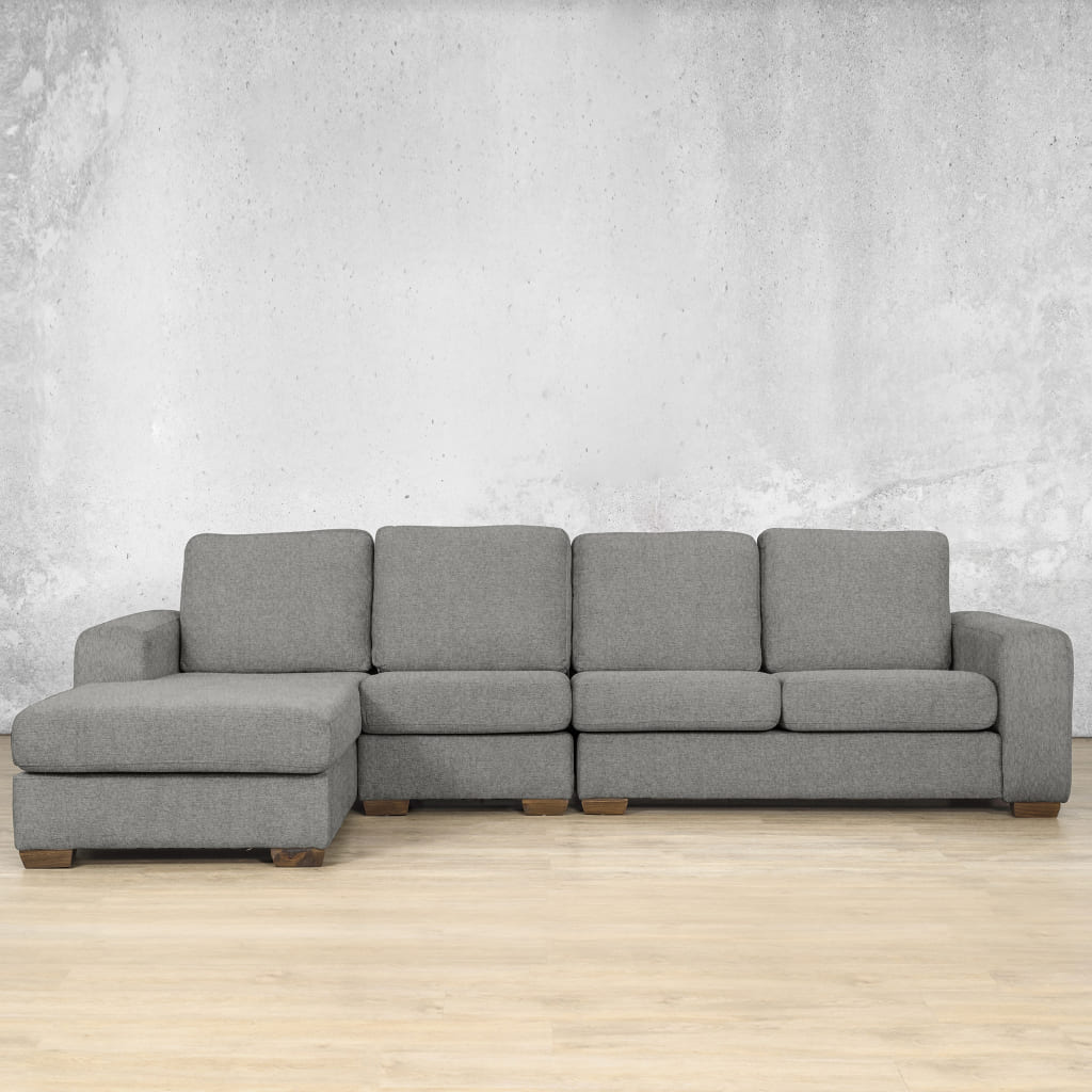 Shop Fabric Couches, stanford Fabric chaise sectional modular lhf Kenya Grey