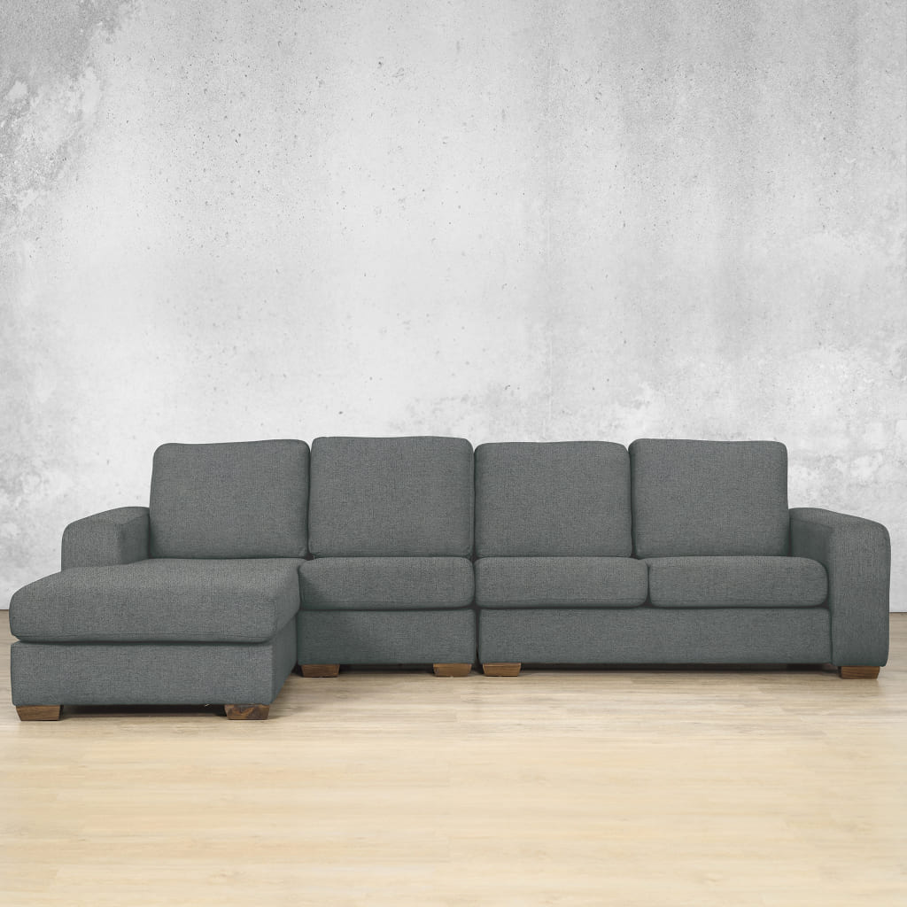 Shop Fabric Couches, stanford Fabric chaise sectional modular lhf Silver Charm