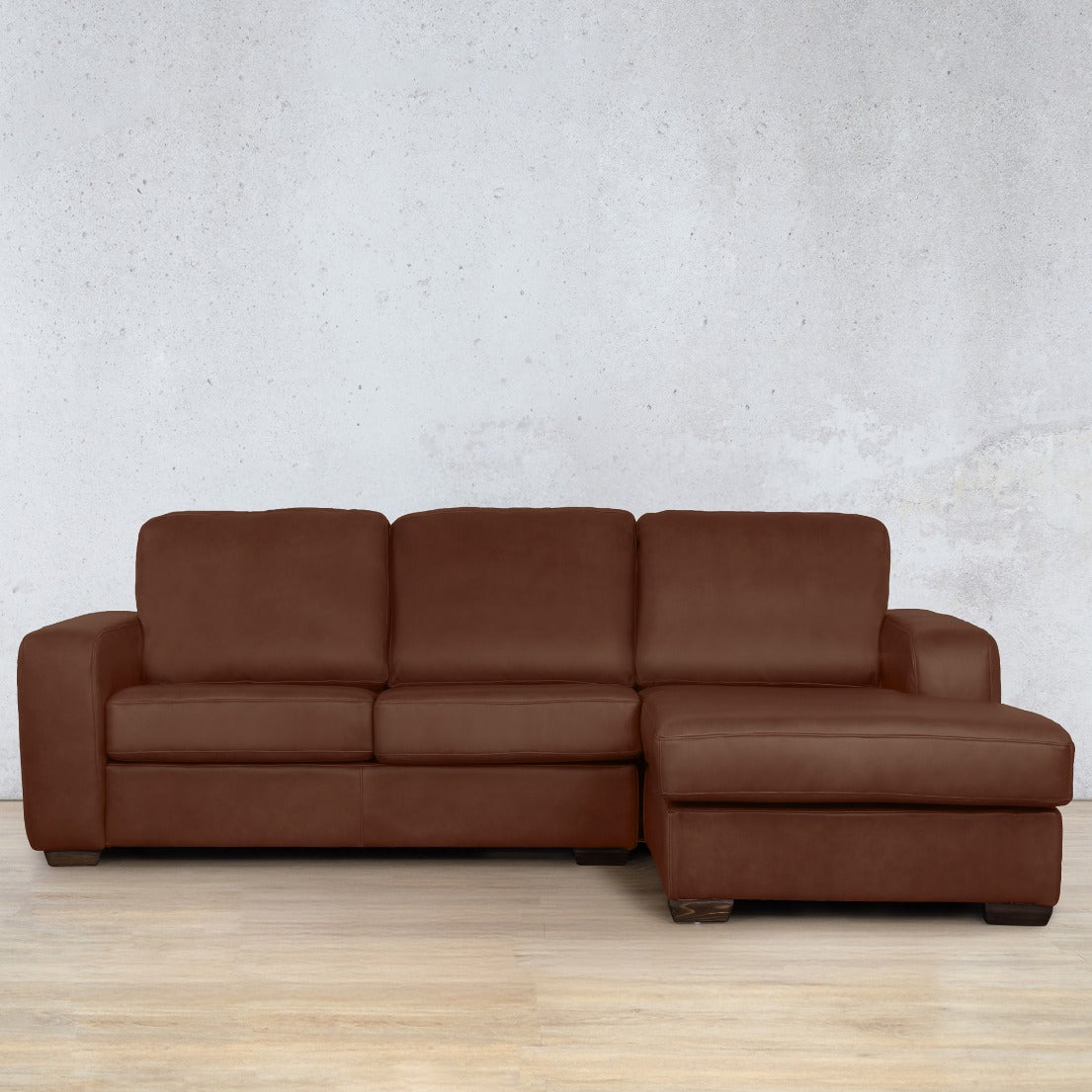 stanford chaise sectiona rhf leather sofa royal saddle
