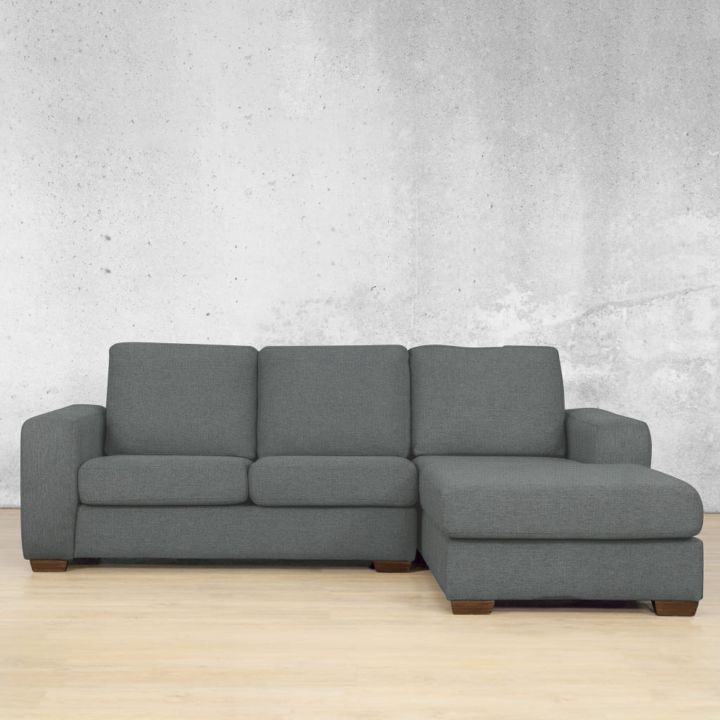 Shop Fabric couch, stanford Fabric chaise sectional rhf Silver Charm