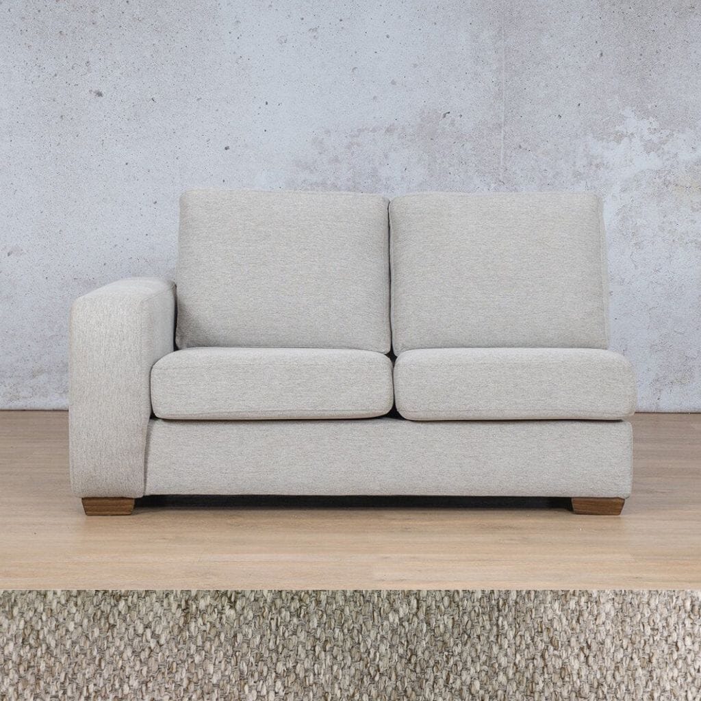Stanford Fabric 2 Seater LHF Fabric Sofa Leather Gallery Kenya Sand