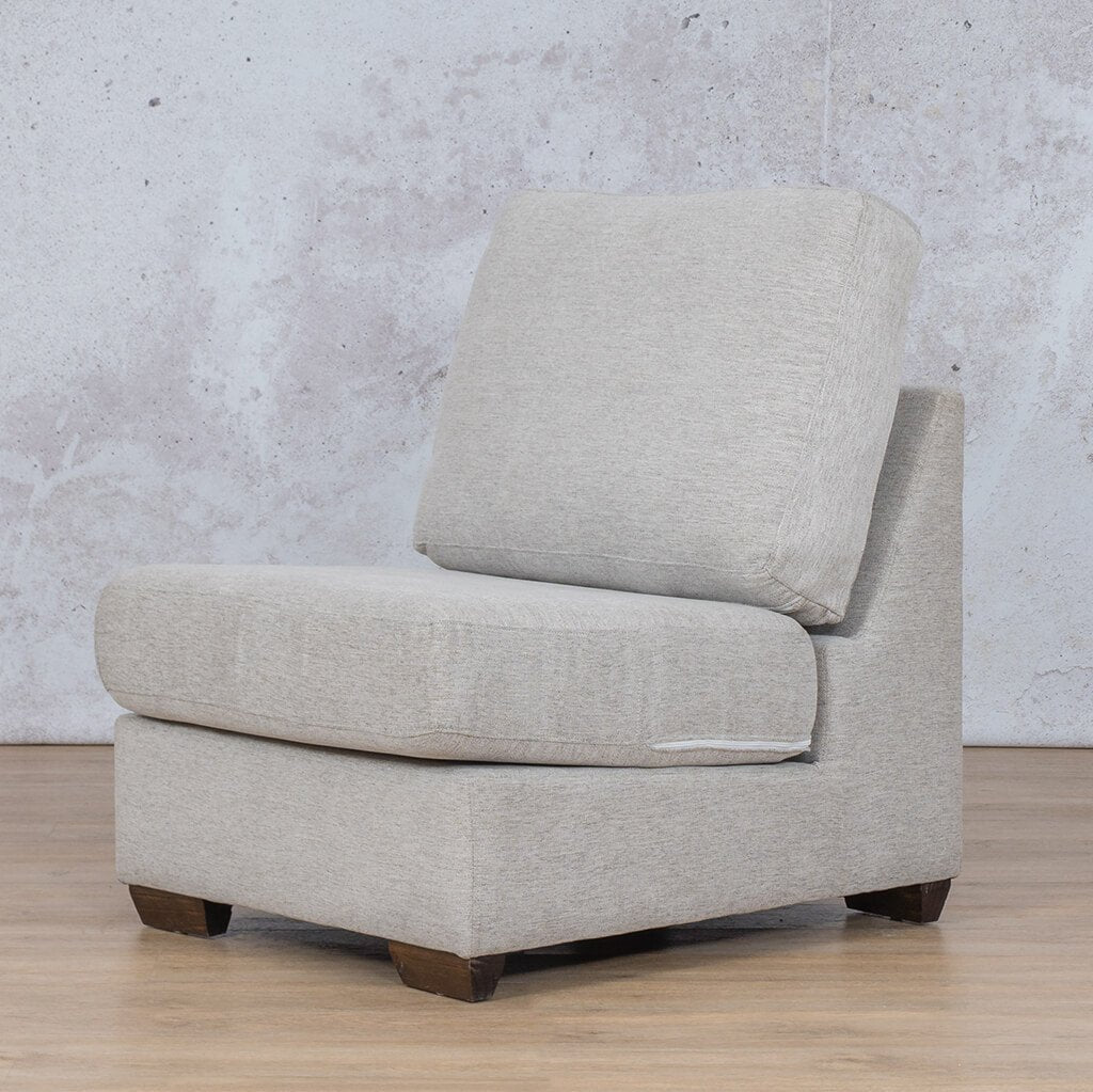 Stanford Fabric Armless Chair Leather Gallery
