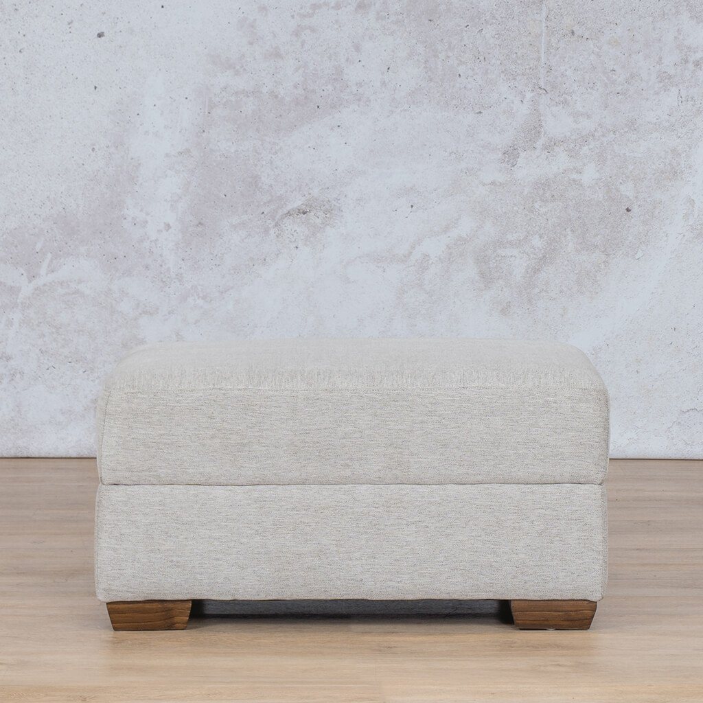 Stanford Fabric Ottoman Fabric Sofa Leather Gallery Pebble