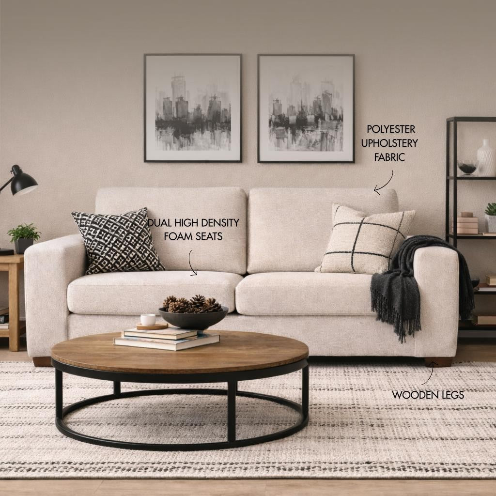 Stanford 2 Seater Fabric Sofa Fabric Sofa Leather Gallery Pebble