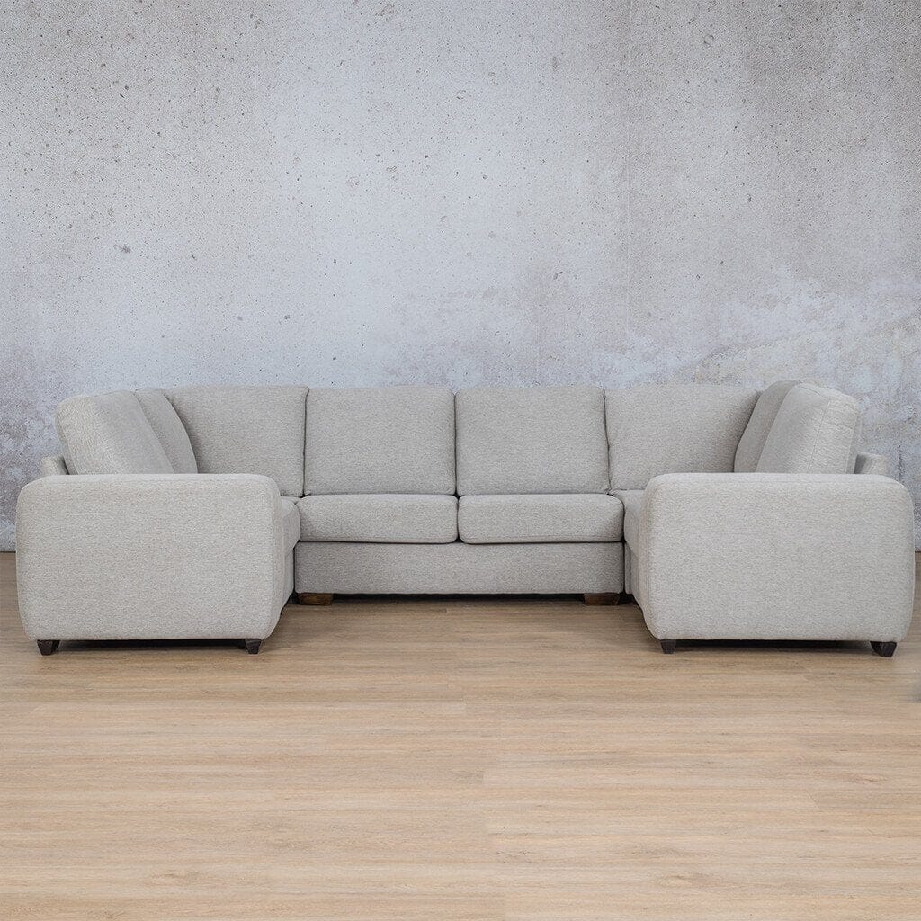 Stanford Fabric U-Sofa Fabric Sofa Leather Gallery Pebble