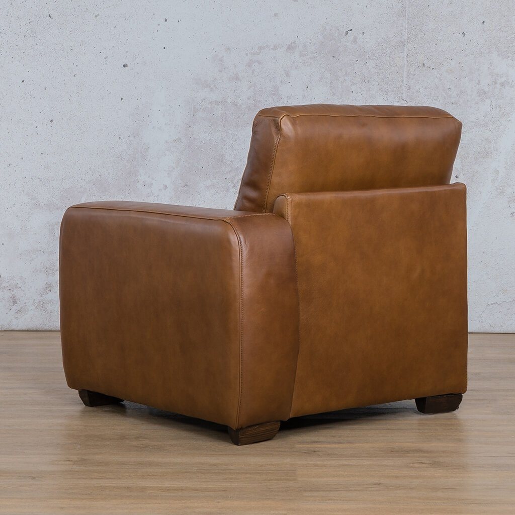 Stanford Leather 1 Seater Left Arm Leather Gallery Czar Pecan | Leather Gallery