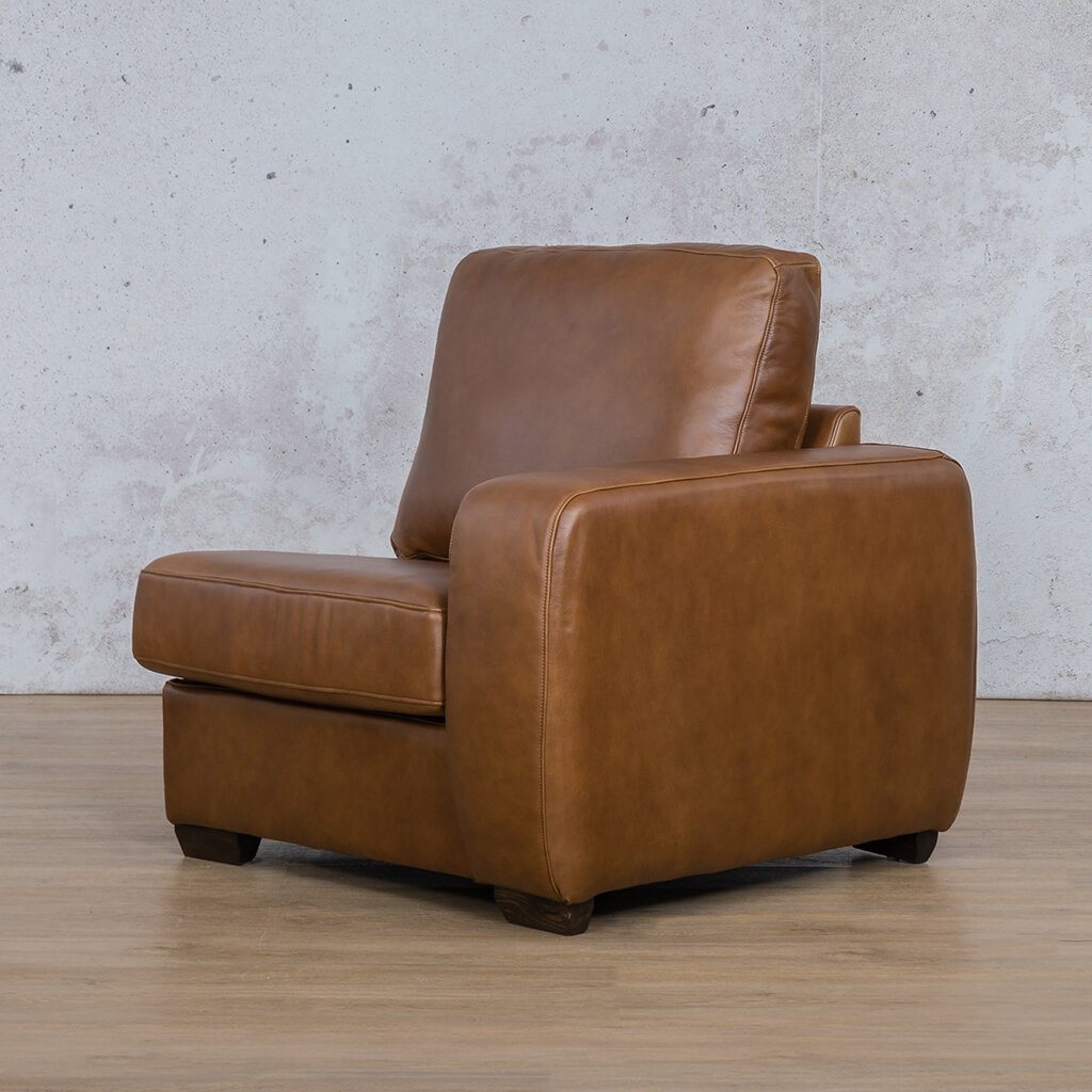 Stanford Leather 1 Seater Left Arm Leather Gallery Czar Pecan