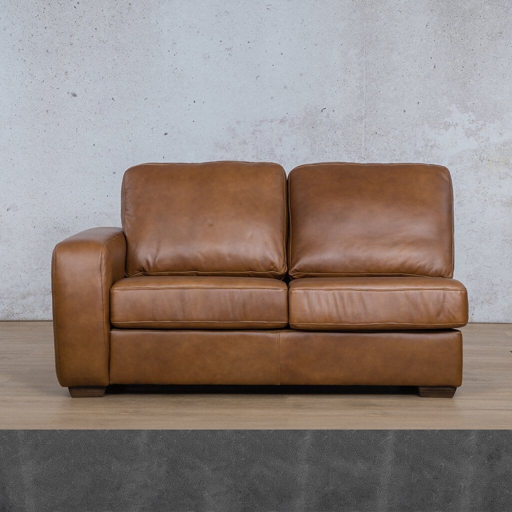 Stanford Leather 2 Seater LHF Leather Sofa Leather Gallery 