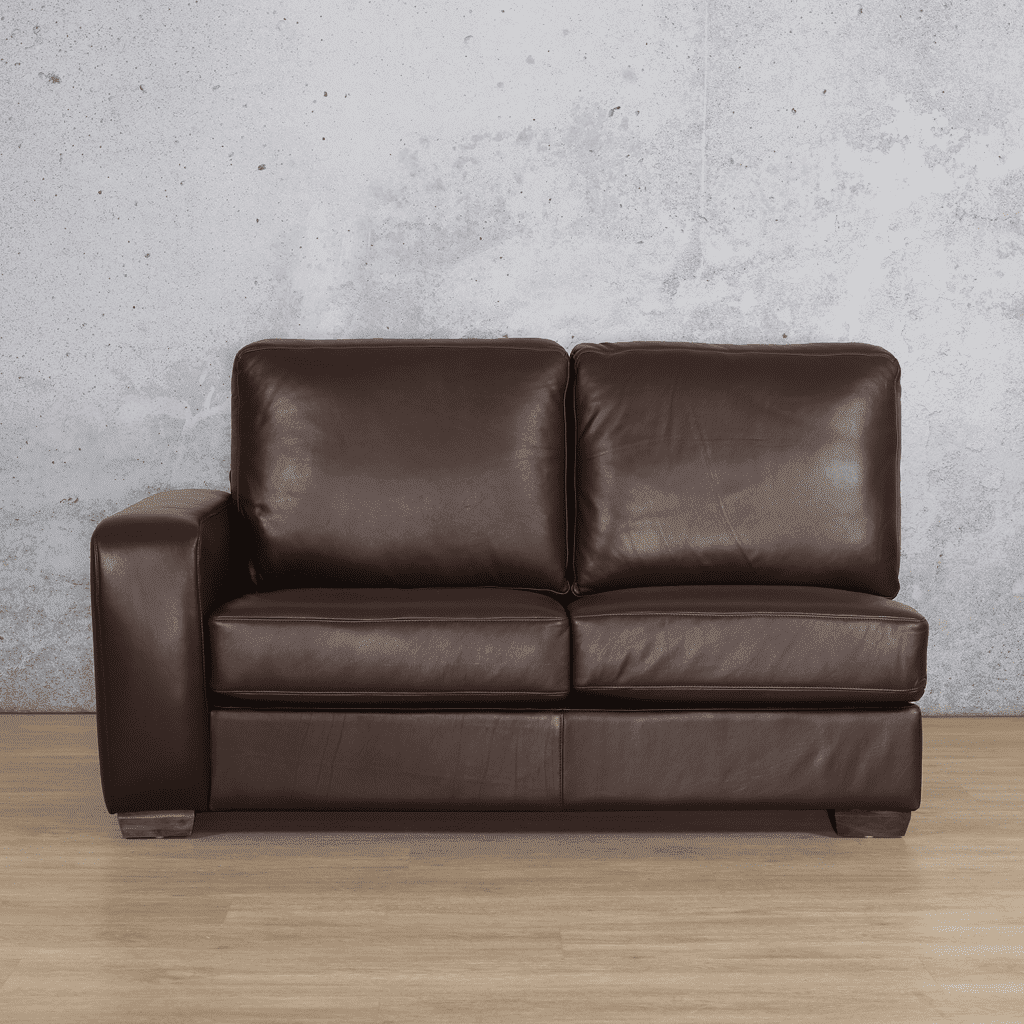 Stanford Leather 2 Seater LHF Leather Sofa Leather Gallery