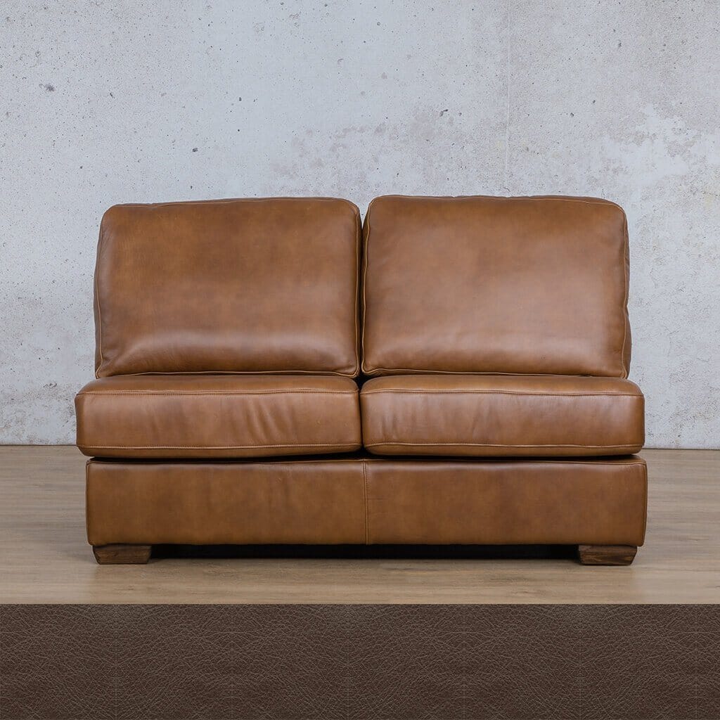 Stanford Leather Armless 2 Seater Leather Sofa Leather Gallery Country Ox Blood Full Foam 