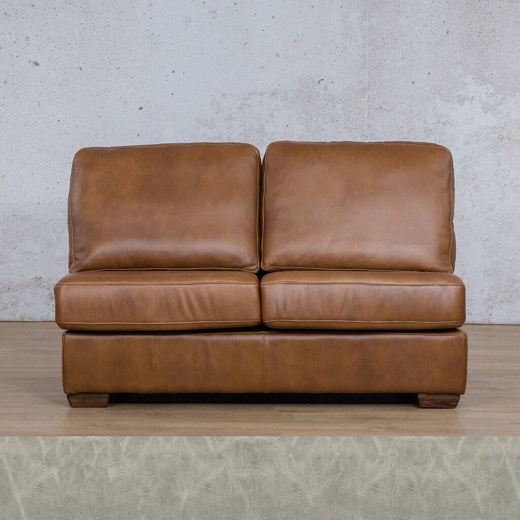 Stanford Leather Armless 2 Seater Leather Sofa Leather Gallery 