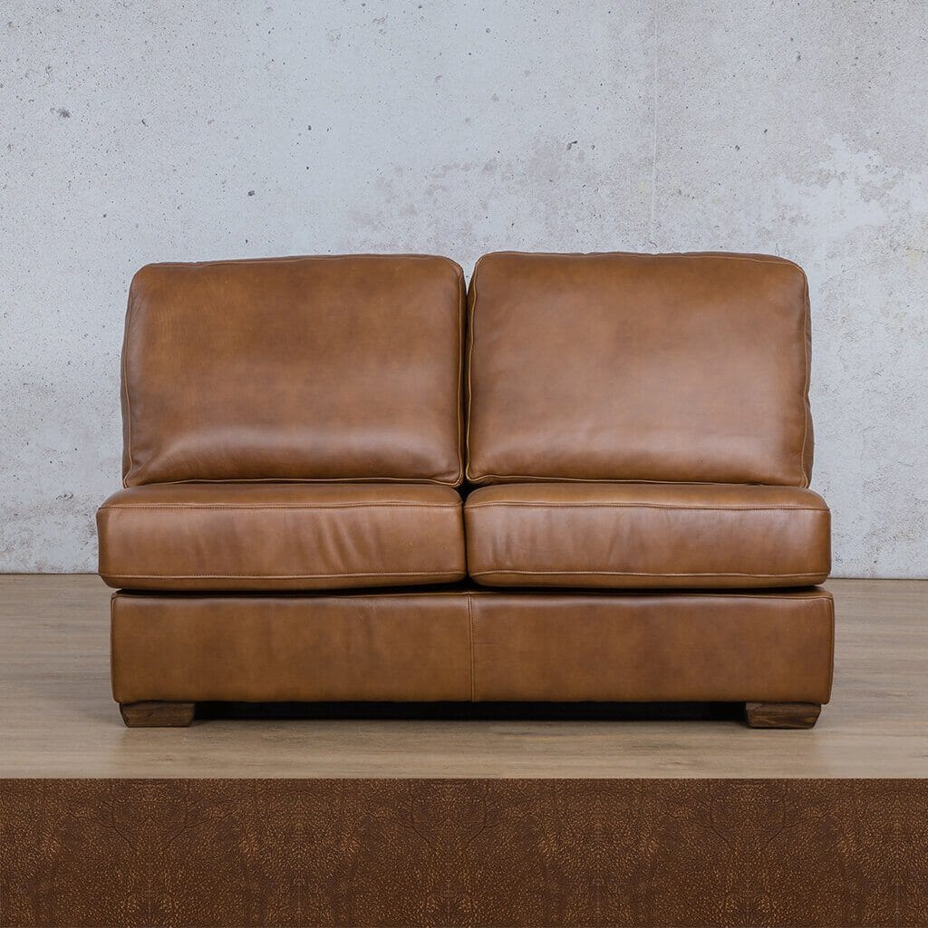 Stanford Leather Armless 2 Seater Leather Sofa Leather Gallery 