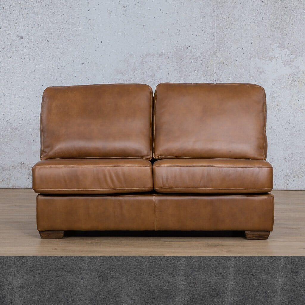 Stanford Leather Armless 2 Seater Leather Sofa Leather Gallery 