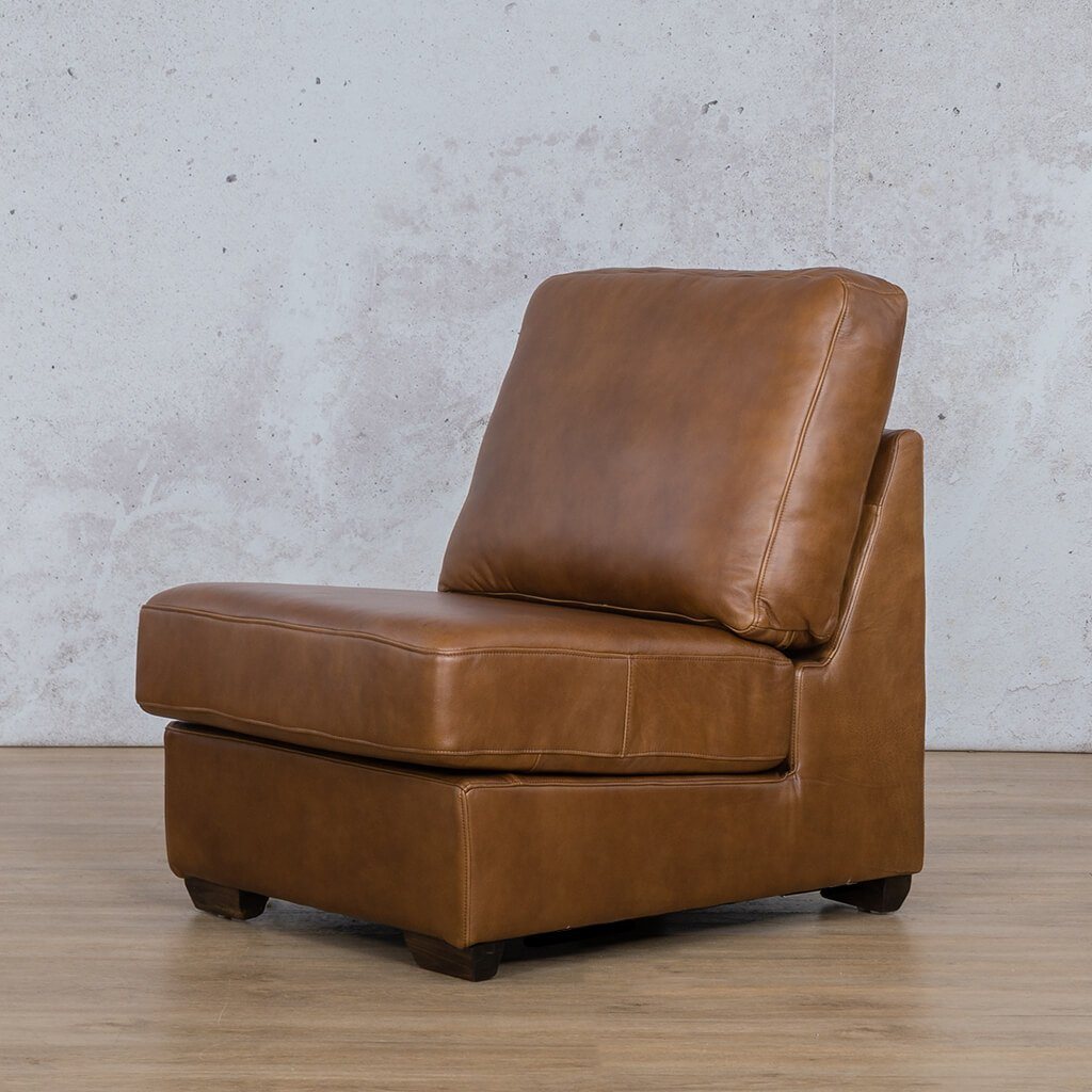 Stanford Leather Armless Chair Leather Gallery