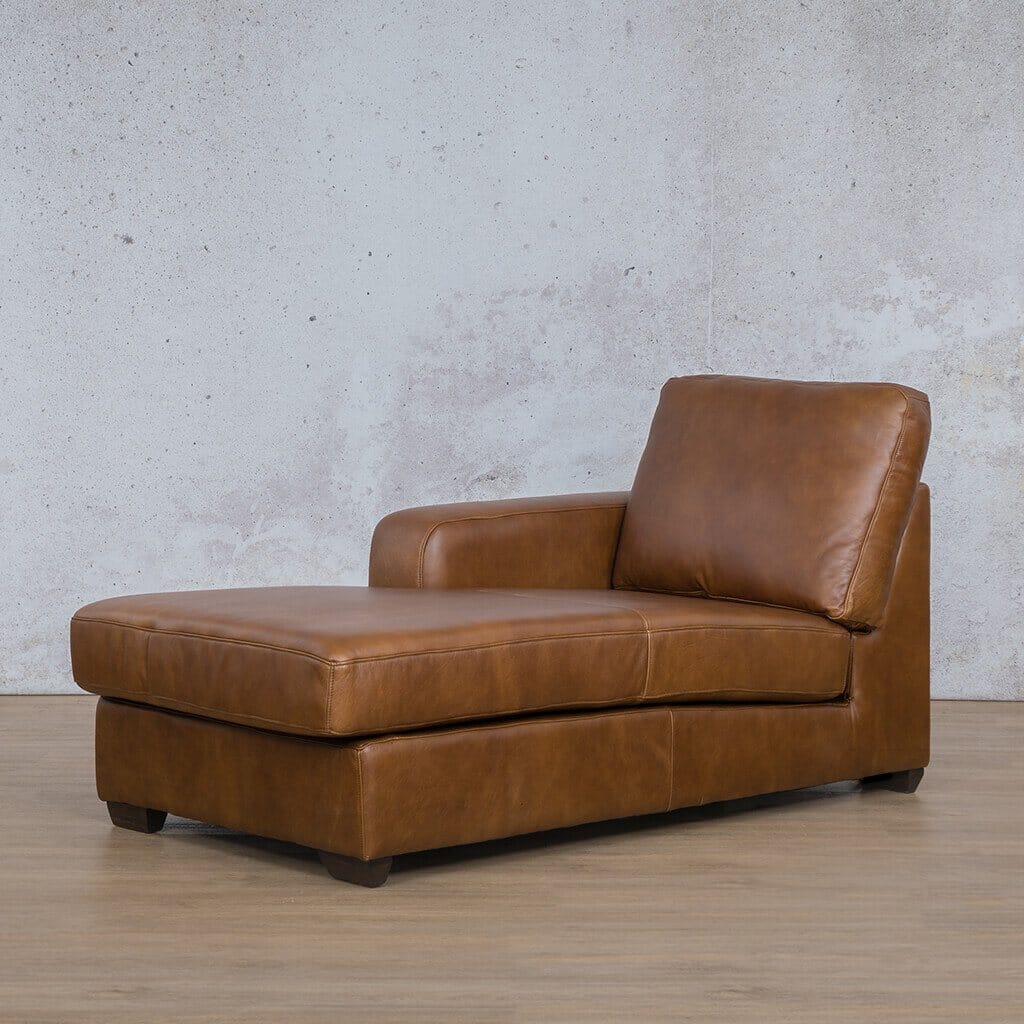 Stanford Leather Chaise LHF Leather Corner Sofa Leather Gallery Czar Pecan