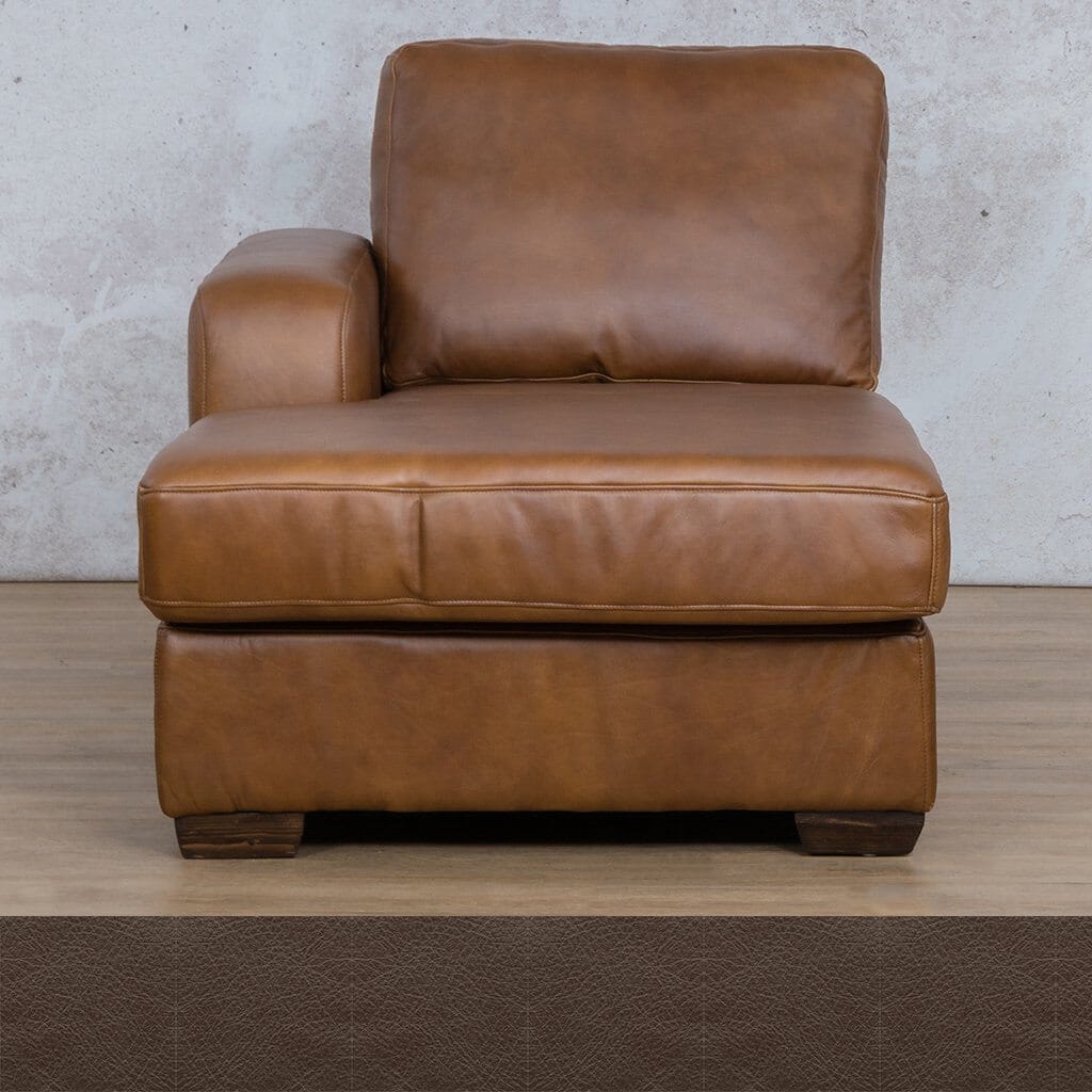 Stanford Leather Chaise LHF Leather Corner Sofa Leather Gallery Country Ox Blood Full Foam 