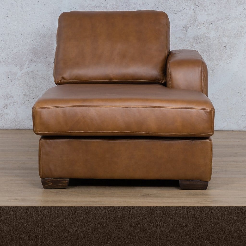Stanford Leather Chaise RHF Leather Corner Sofa Leather Gallery Czar Ox Blood Full Foam
