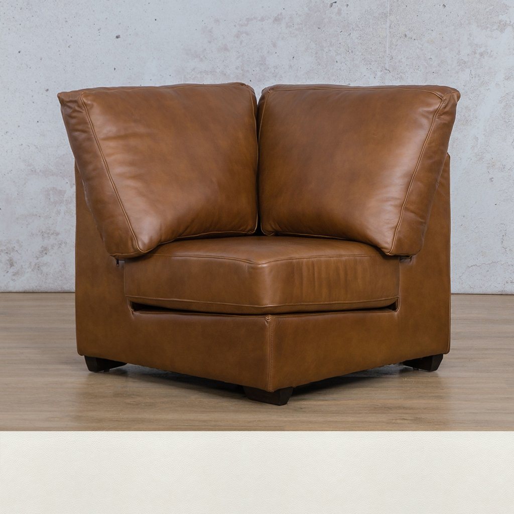Stanford Leather Corner Leather Gallery Czar White