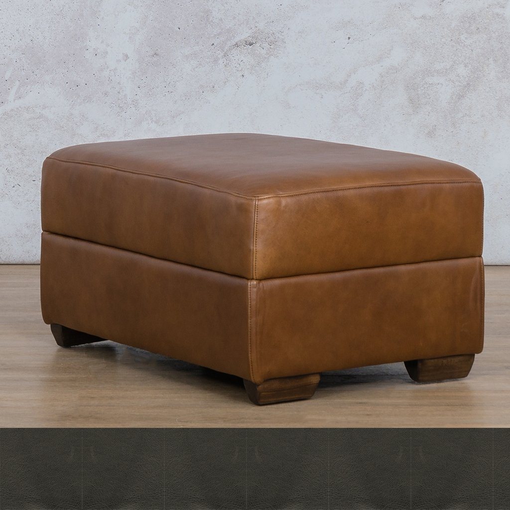 Stanford Leather Ottoman Leather Sofa Leather Gallery Czar Anthracite 