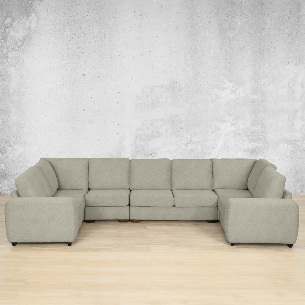 Stanford Fabric Modular U-Sofa Fabric Sofa Leather Gallery Kenya Beige