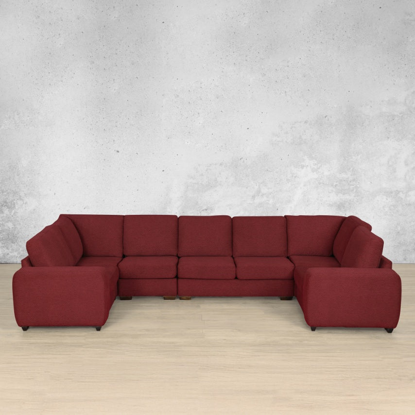 stanford modular u sofa sectional kenya red 